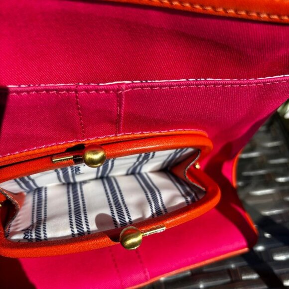 Vintage Coach Bonnie Cashin Collection Print Crossbody Bag Kiss Lock Pocket - Picture 4 of 6